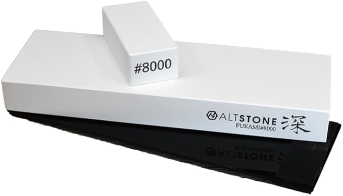 Whetstone Sharpening stone super finishing grit 8000 w/Nagura, 7.1